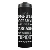Ich bin Computerprogrammiererin Thermosbecher (Vorderseite)