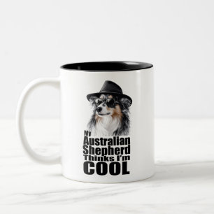 Ich bin Cool Australian Shepherd Zweifarbige Tasse