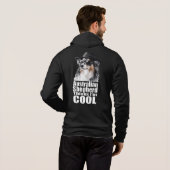 Ich bin Cool Australischer Schäferhund Hoodie (Schwarz voll)