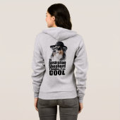 Ich bin Cool Australischer Schäferhund Hoodie (Schwarz voll)
