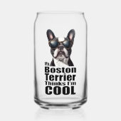 Ich bin Cool Boston Terrier Dosenglas (Vorderseite)