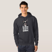 Ich bin Cool Boston Terrier Hoodie (Vorne ganz)