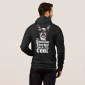 Ich bin Cool Boston Terrier Hoodie (Schwarz voll)