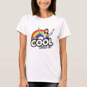 Ich bin Cool damit - Regenbogen Jesus T-Shirt (Vorderseite)