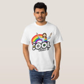 Ich bin Cool damit - Regenbogen Jesus T-Shirt (Vorne ganz)