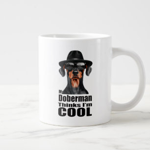 Ich bin Cool Doberman Jumbo-Tasse