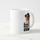 Ich bin Cool Golden Retriever Jumbo-Tasse (Vorderseite Rechts)
