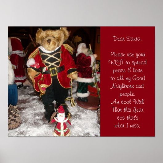 Ich bin cool mit diesem Weihnachtsposter Poster (Vorne)