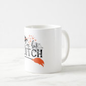 Ich bin Cool sein Hexenfeuer Halloween Kaffeetasse (VorderseiteRechts)