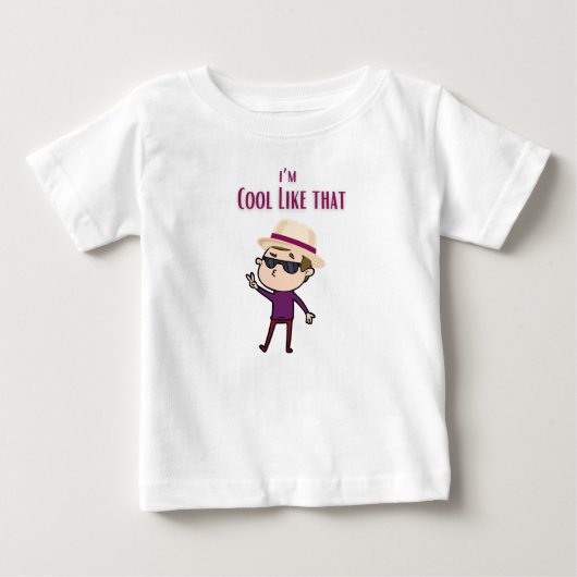 Ich bin cool wie Pop T - Shirt (Vorderseite)