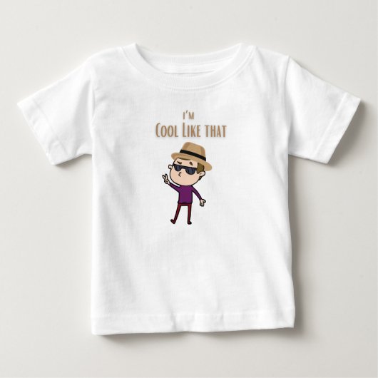 Ich bin cool wie Pop T - Shirt (Vorderseite)
