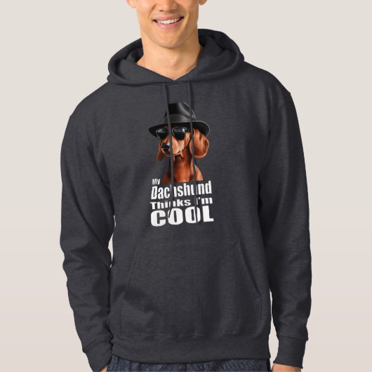 Ich bin Coole Dackel Hoodie (Vorderseite)