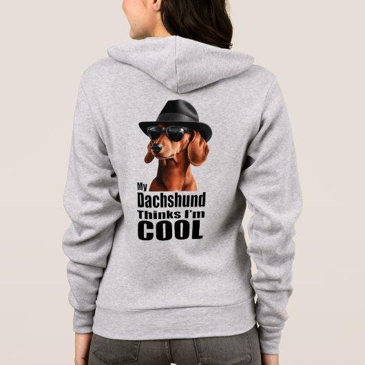 Ich bin Coole Dackel Hoodie (Rückseite)