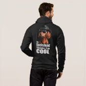 Ich bin Coole Dackel Hoodie (Schwarz voll)