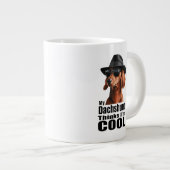 Ich bin Coole Dackel Jumbo-Tasse (Vorderseite Rechts)
