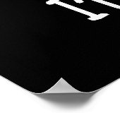 Ich bin Cooler Funny Ice Cooler Box Pun Dark BG Poster (Ecke)