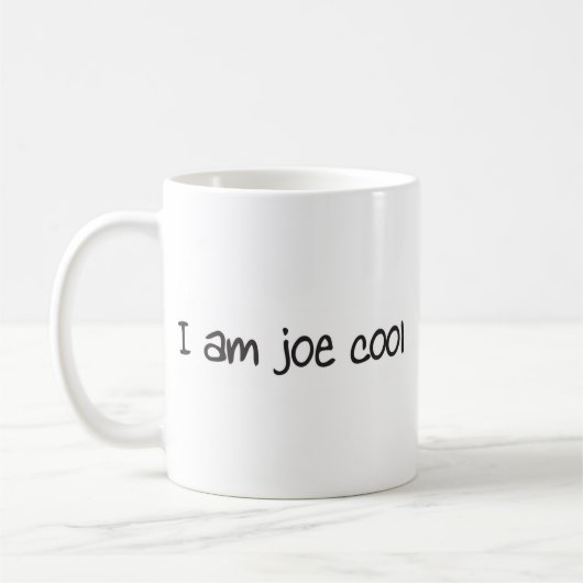 Ich bin cooler Joe Kaffeetasse (Links)