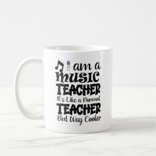 Ich bin Cooler Musiklehrer Kaffeetasse