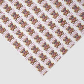 Ich bin Cooler Teddybär mit rosa Bow, anpassbar Seidenpapier (Ausschnitt)