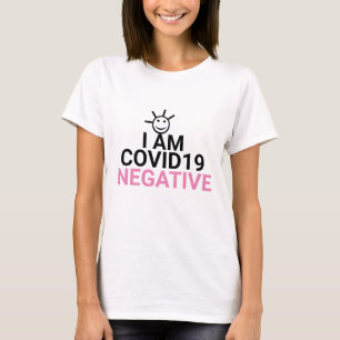 Ich bin Coronavirus Covid Negatives Virus Free Pin T-Shirt