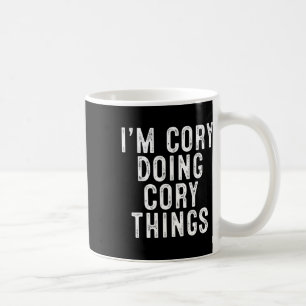 Ich bin Cory, der lustige Geburtstags- und Weihnac Kaffeetasse