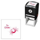 Ich bin Crabby Red Crab Permastempel (Beispiel)