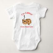 Ich bin Cribbin's Babys 1. T-Shirt Baby Strampler (Rückseite)