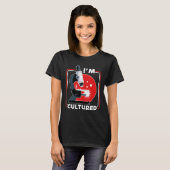 Ich bin Cultured Microscope Science Labrador Micro T-Shirt (Vorne ganz)