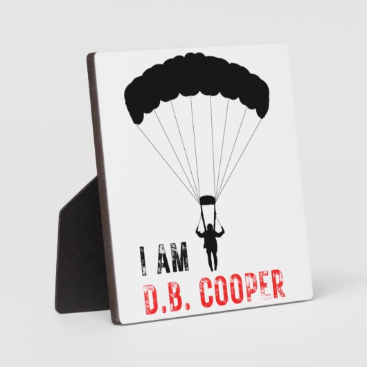 Ich BIN D.B. Cooper Fotoplatte (Vorderseite)