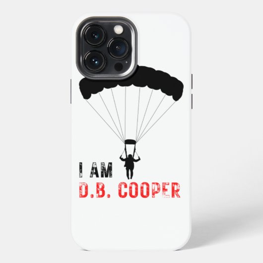 ICH BIN D.B. Cooper iPhone Hülle (Rückseite)