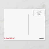 "Ich bin da mit dir" Postkarte (Rückseite)