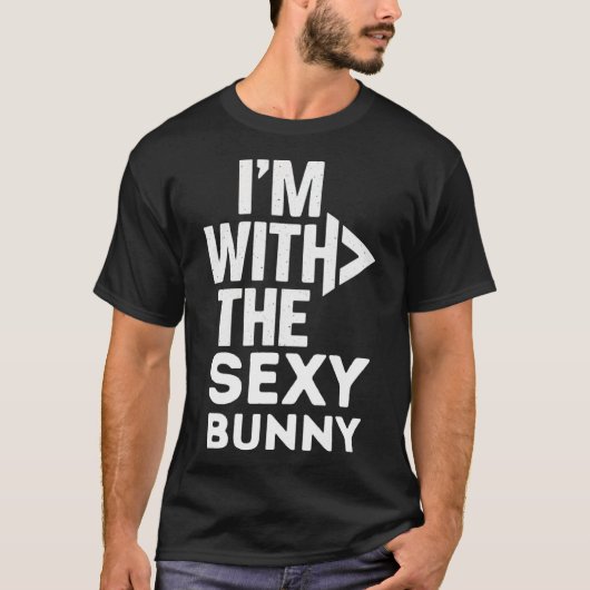 Ich bin dabei, dass die Y-Bunny-Kostümpaare überei T-Shirt (Vorderseite)