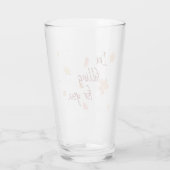 Ich bin dabei, dich zum Gläschen zu rufen Glas (Rückseite)