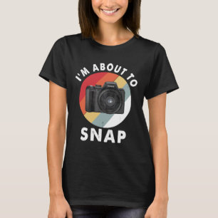 Ich bin dabei, Fotograf Retro Fotografy C T-Shirt