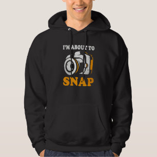 Ich bin dabei, Fotografen von Kameras zu fotografi Hoodie