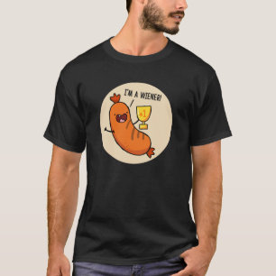 Ich bin Dackel Hotdog Pun Dark T - Shirt