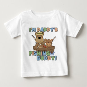 Ich bin Daddy's Fishing Buddy T - Shirt und Gesche