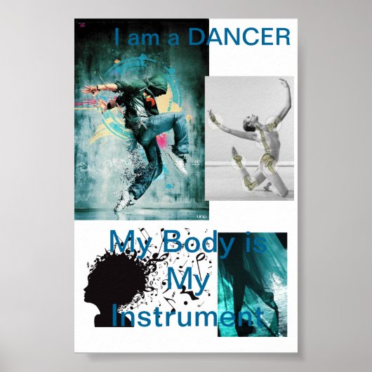 Ich bin DANCER Poster (Vorne)