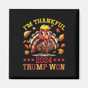 Ich bin dankbar 2024 Trump gewinnt Erntedank Patri Magnet