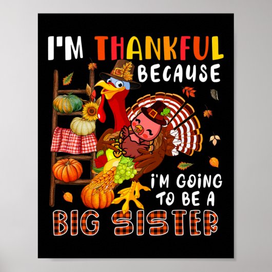 Ich bin dankbar, dass ich eine große Schwester-Fal Poster (Vorne)