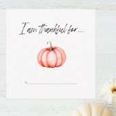 Ich bin dankbar, dass ich Erntedank Mitteilungskarte