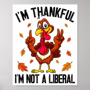 Ich bin dankbar, dass ich kein liberaler lustiger  poster