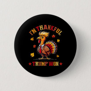 Ich bin dankbar, dass Trump 2024 Amerika zurückgen Button