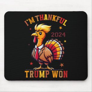 Ich bin dankbar, dass Trump 2024 Amerika zurückgen Mousepad