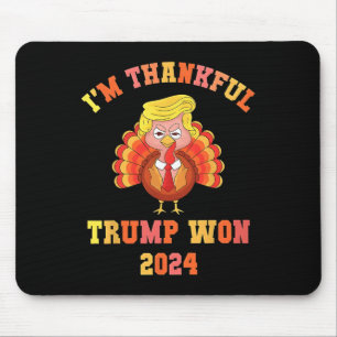 Ich bin dankbar, dass Trump 2024 den Erntedank Tür Mousepad