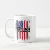 Ich bin dankbar, dass Trump mit dem America Ck Sie Kaffeetasse (Links)