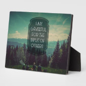 Ich bin dankbar fotoplatte (Seite)