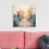 Ich bin dankbar für Abenteuer Leinwanddruck (Insitu (Wohnzimmer))