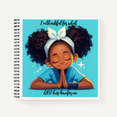 Ich bin dankbar für das Spiral-Notebook Notizblock (Vorderseite)