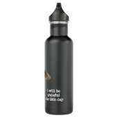 Ich bin dankbar für diesen Tag, Schmetterling Edelstahlflasche (Rechts)